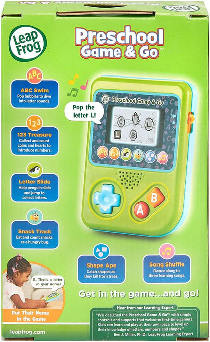 LeapFrog Preschool Game & Go Handheld Learning Game – Interactive Educational Toy