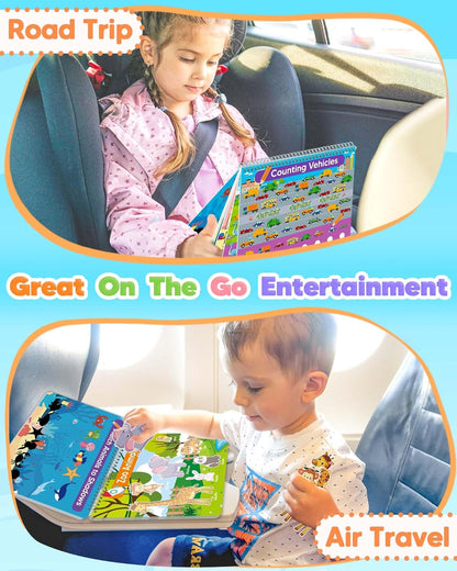 Toddler Busy Book – Montessori Preschool Learning Activities for Kids Ages 3–5