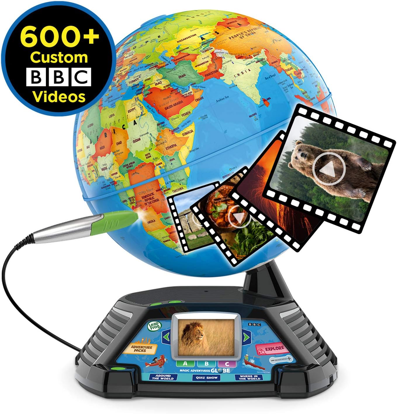 LeapFrog Magic Adventures Globe – Interactive Educational Learning Toy