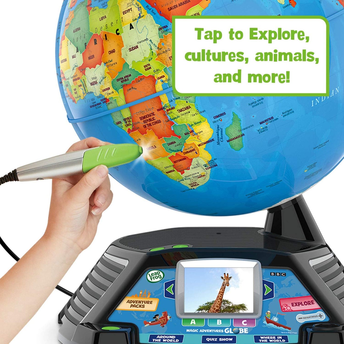 LeapFrog Magic Adventures Globe – Interactive Educational Learning Toy